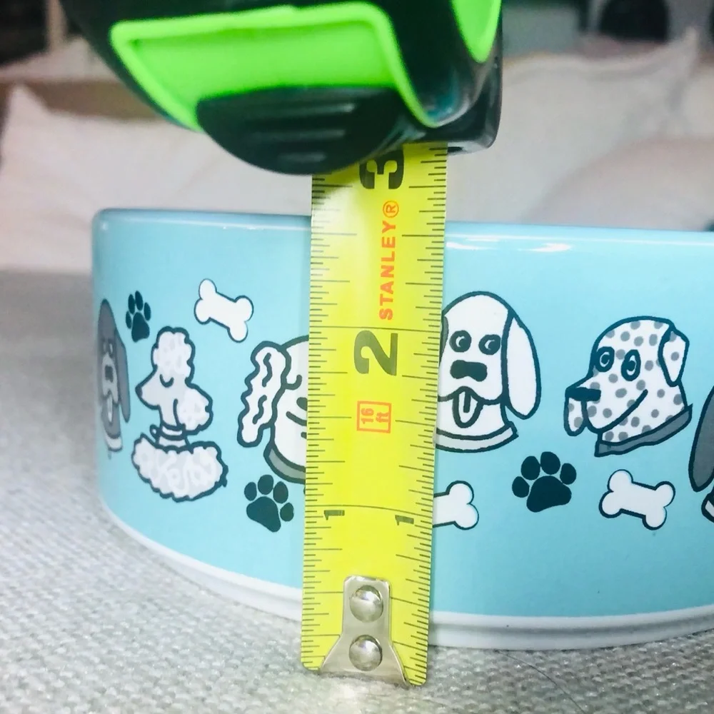 Bob's for Dogs from Skechers woof party ceramic bowl